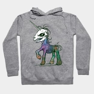 Zombie Unicorn Skull Hoodie